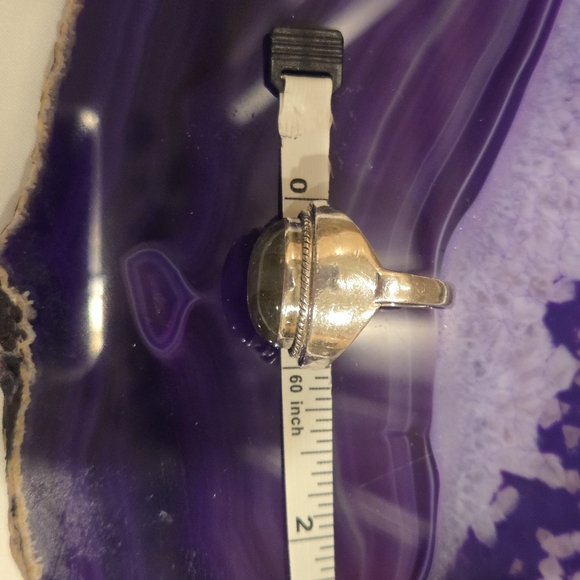 Sterling Silver Vintage Labradorite Ring - Picture 8 of 8